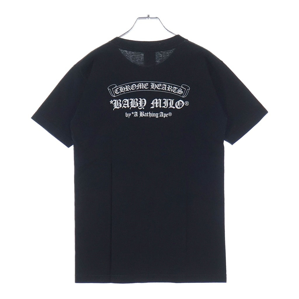 CHROME HEARTS(クロムハーツ) OLD ×A BATHING APE Baby Milo Horseshoe S/S Tee オールド アベイシングエイプ ベビーマイロ ホースシュープリント半袖Tシャツ ブラック