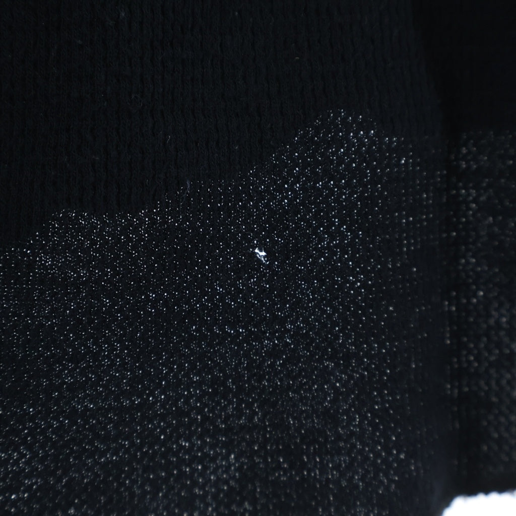 CHROME HEARTS(クロムハーツ) Thermal Arm Cross L/S Tee サーマル アームクロスプリント長袖Tシャツ ブラック/ホワイト