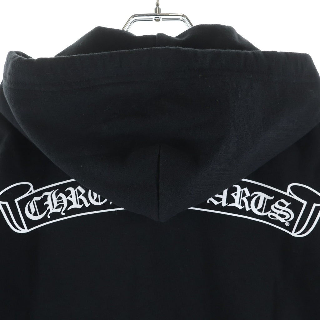 CHROME HEARTS(クロムハーツ) Back Scroll Label Logo バックスクロールラベルロゴ プルオーバーパーカー ブラック