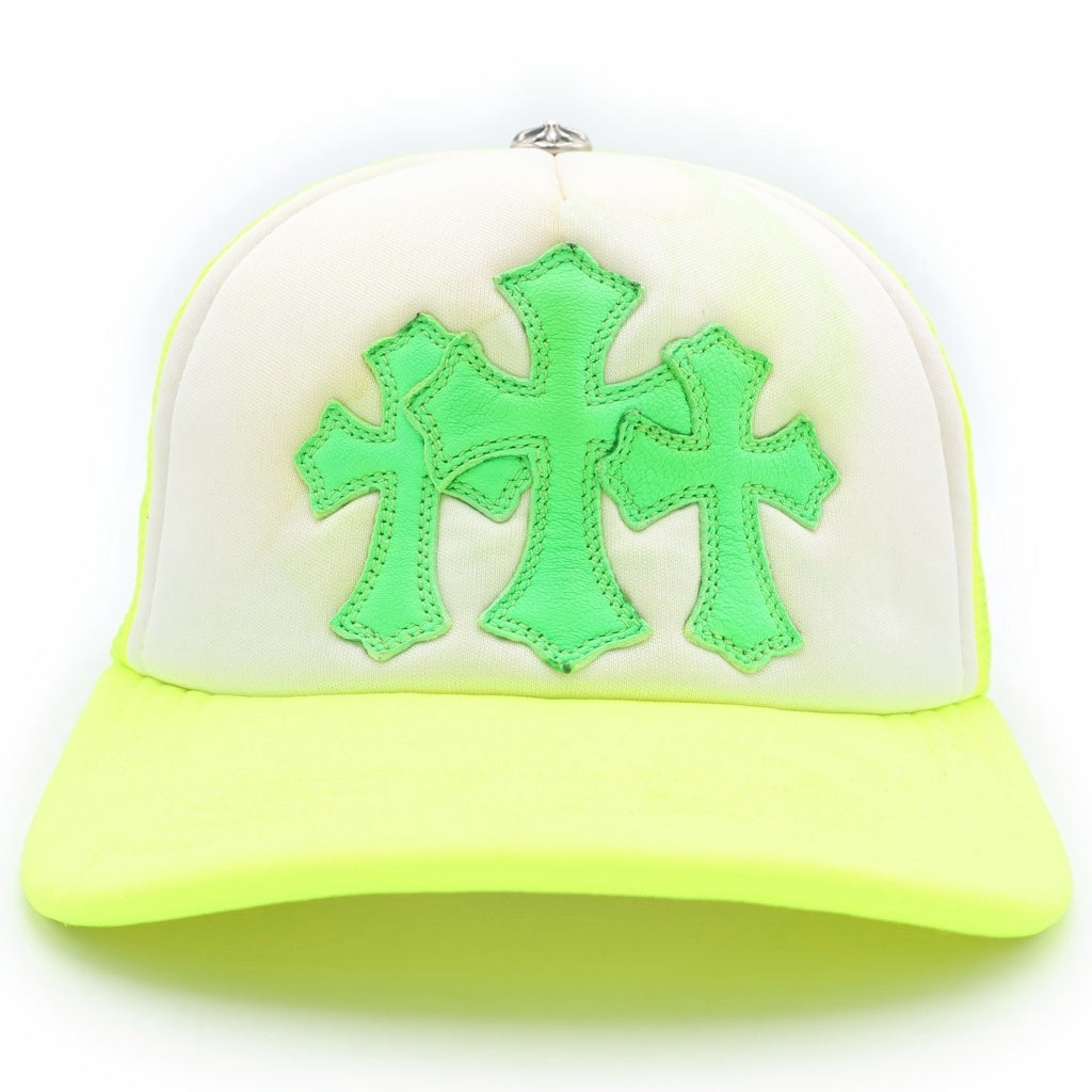 CHROME HEARTS(クロムハーツ) CRS PATCH Trucker Cap クロスパッチ メッシュトラッカー キャップ オレンジ