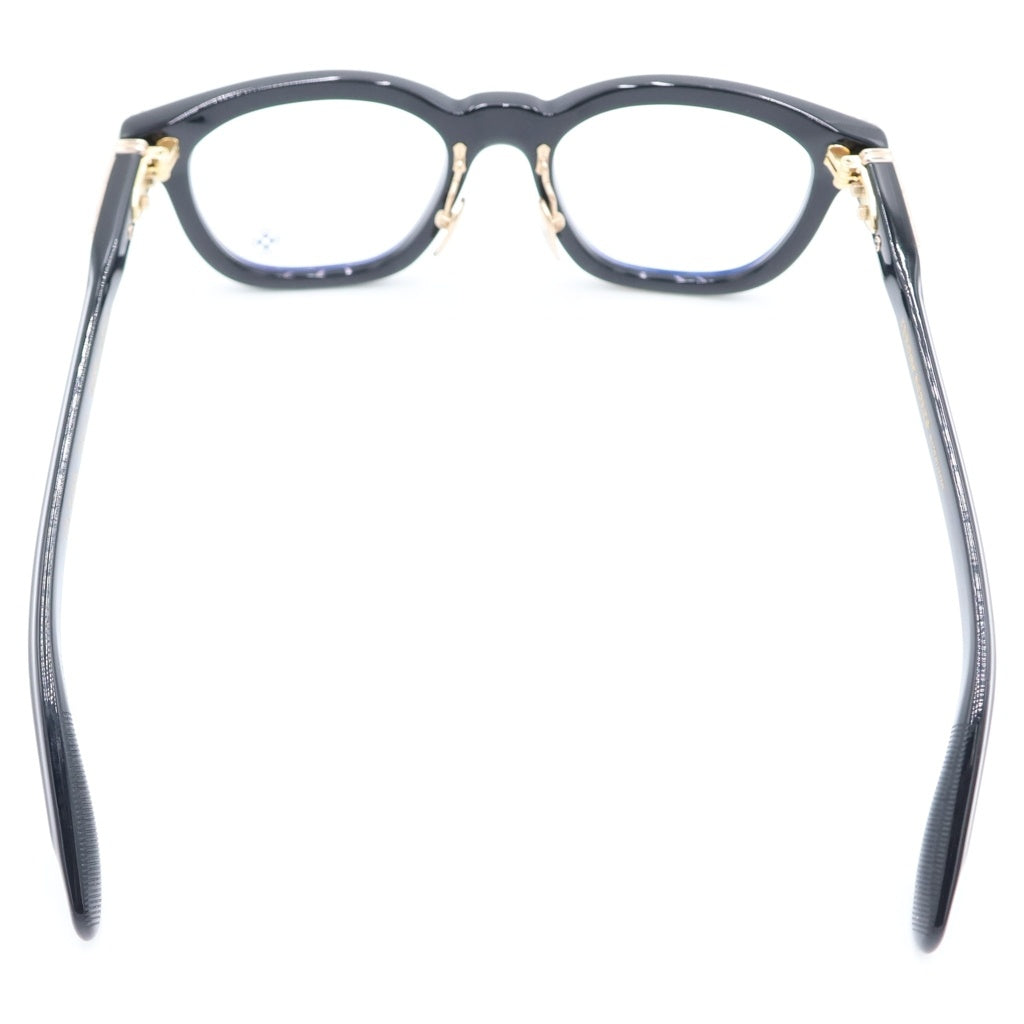 CHROME HEARTS(クロムハーツ) SMOKE SHOW スモークショー CHプラス ウェリントン サングラス メガネ 眼鏡 ブラック/ゴールド