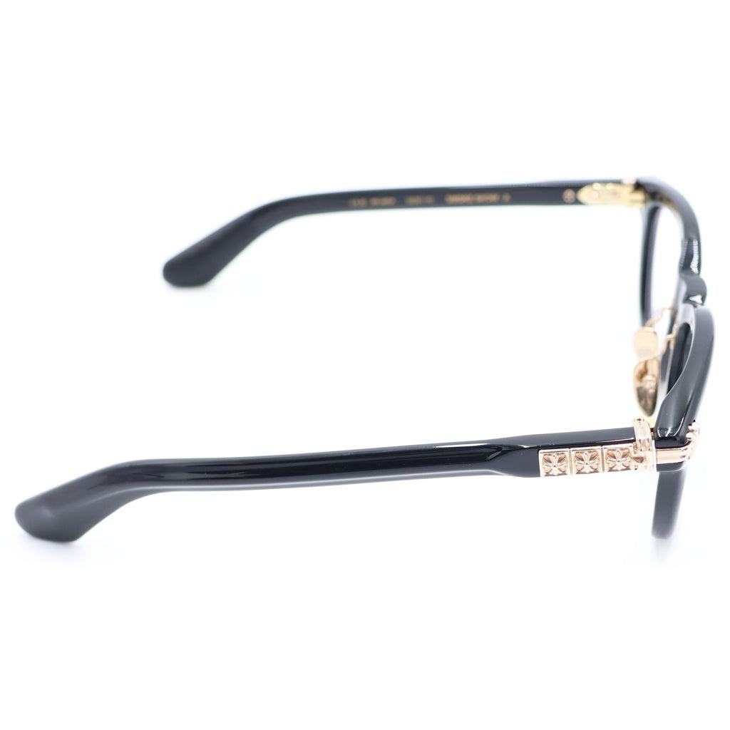 CHROME HEARTS(クロムハーツ) SMOKE SHOW スモークショー CHプラス ウェリントン サングラス メガネ 眼鏡 ブラック/ゴールド