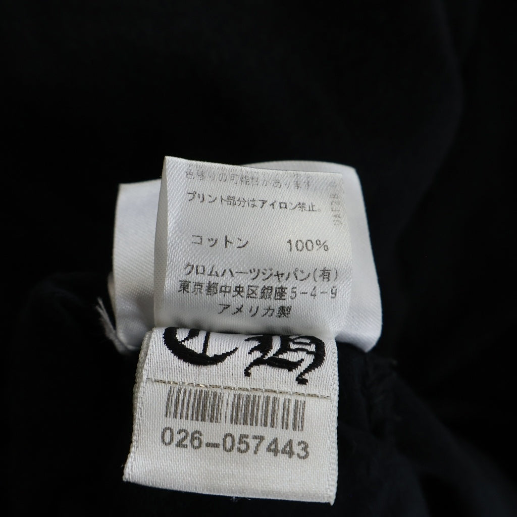CHROME HEARTS(クロムハーツ) CH Box Logo L/S Tee CHボックスロゴ 長袖Tシャツ ブラック/ピンク
