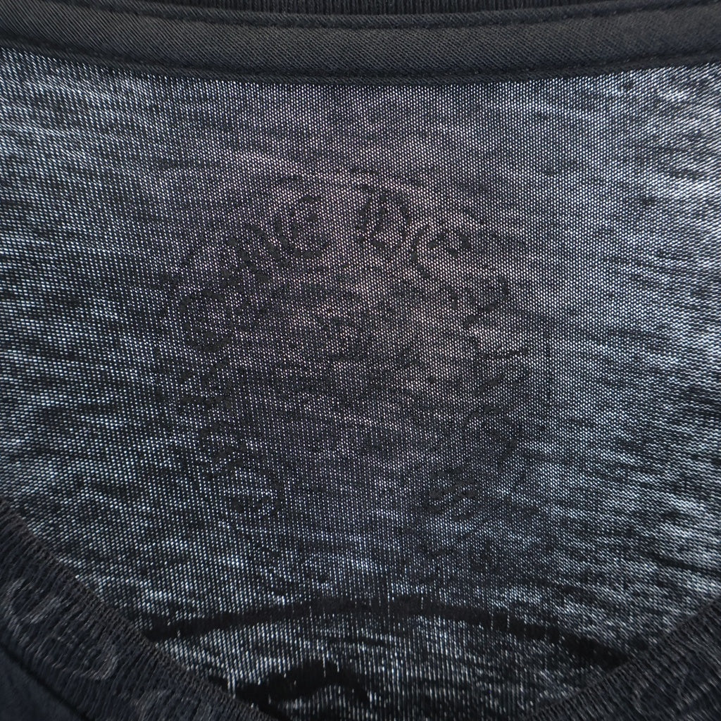 CHROME HEARTS(クロムハーツ) Neck Logo Arm CH L/S Tee ネックロゴ アームCHプリント長袖Tシャツ ブラック