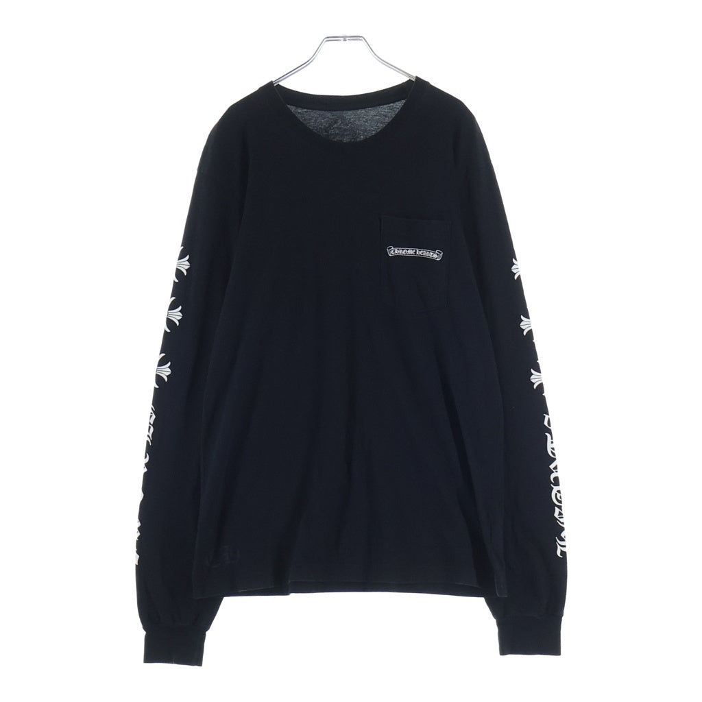 CHROME HEARTS(クロムハーツ) 6 CH PLS L/S TEE CHプラスプリント長袖Tシャツ ブラック