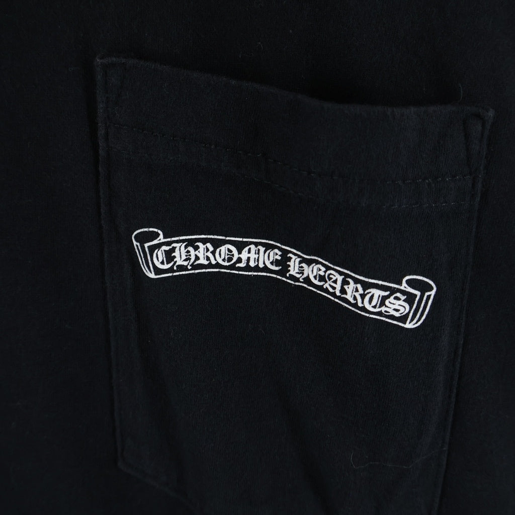 CHROME HEARTS(クロムハーツ) 6 CH PLS L/S TEE CHプラスプリント長袖Tシャツ ブラック