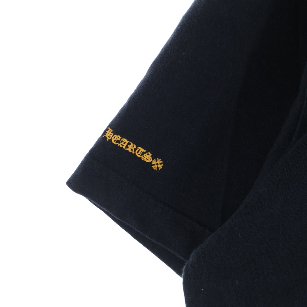 CHROME HEARTS(クロムハーツ) Neck Logo Horseshoe S/S Tee ネックロゴ ホースシュープリント半袖Tシャツ ブラック