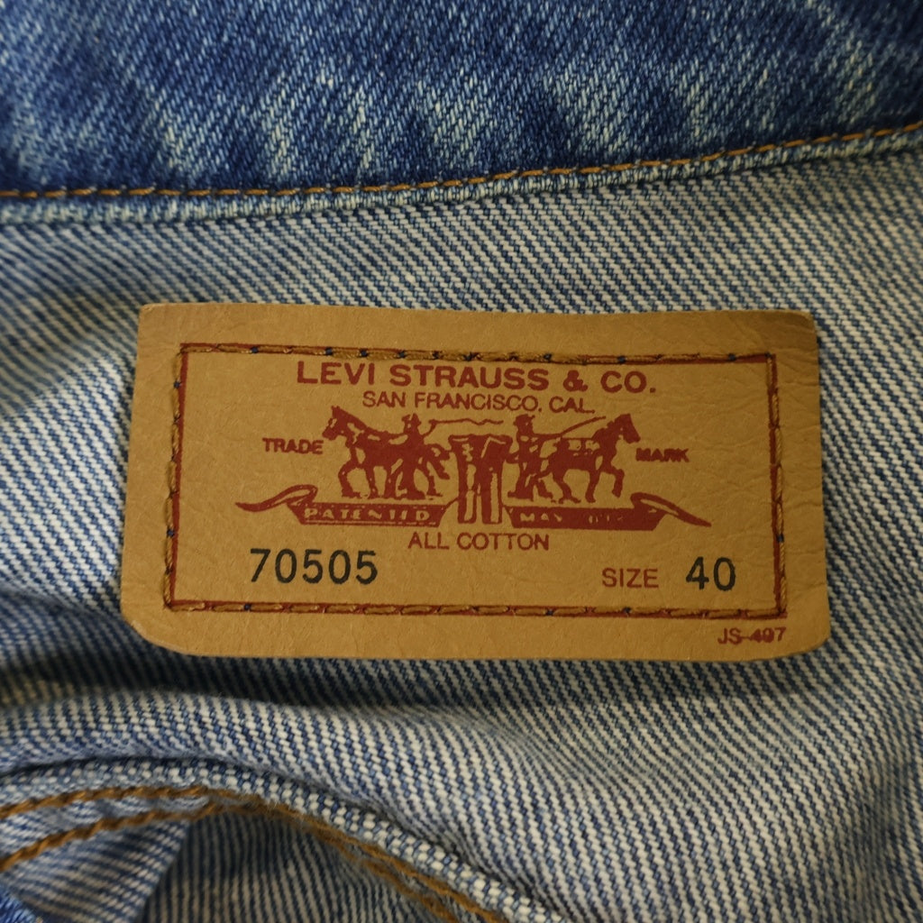 Levi's(リーバイス) 90S VINTAGE 4th デニムトラッカージャケット Gジャン インディゴ 70505-02