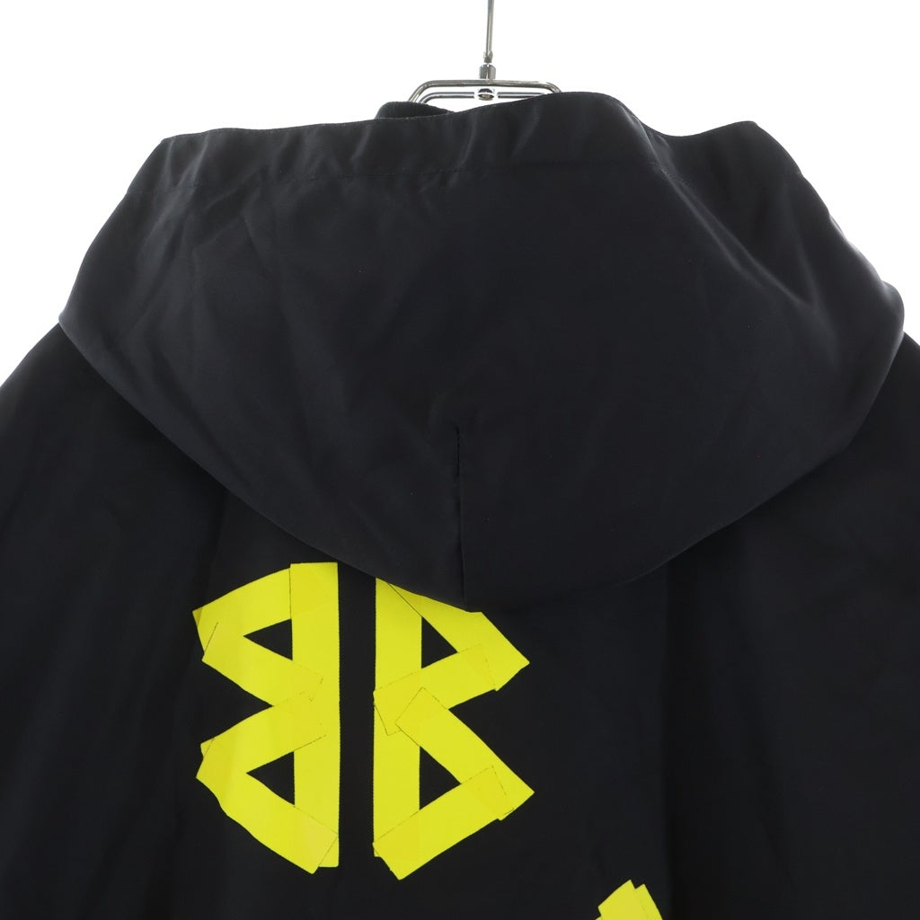 BALENCIAGA(バレンシアガ) 24AW Tape Type ライト フーデッド ボンバージャケット ブラック 791103 00407