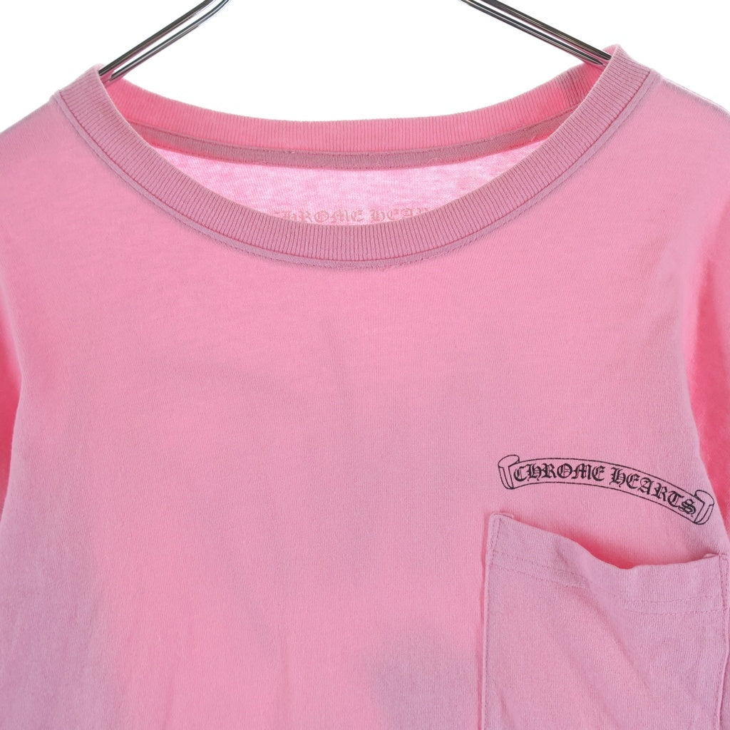 CHROME HEARTS(クロムハーツ) MATTY BOY Matty Boy Vanity マッティボーイ クルーネック 長袖Tシャツ カットソー ピンク