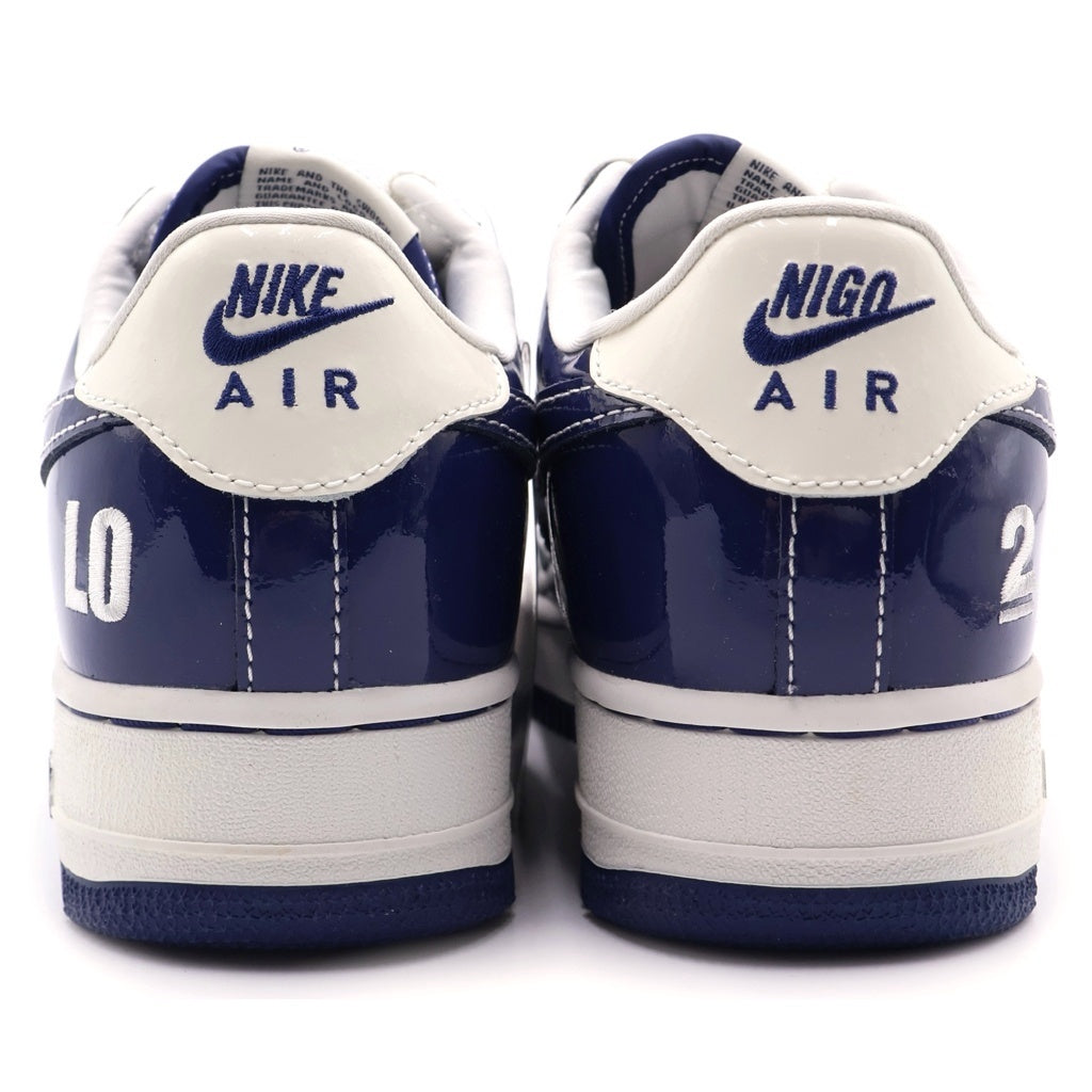 NIKE(ナイキ) ×NIGO AIR FORCE 1 '01 LO LAST ORGY 2 エアフォース1 '01 ロー ラストオージー2 ローカットスニーカー ホワイト/ネイビー US8.5/26.5cm