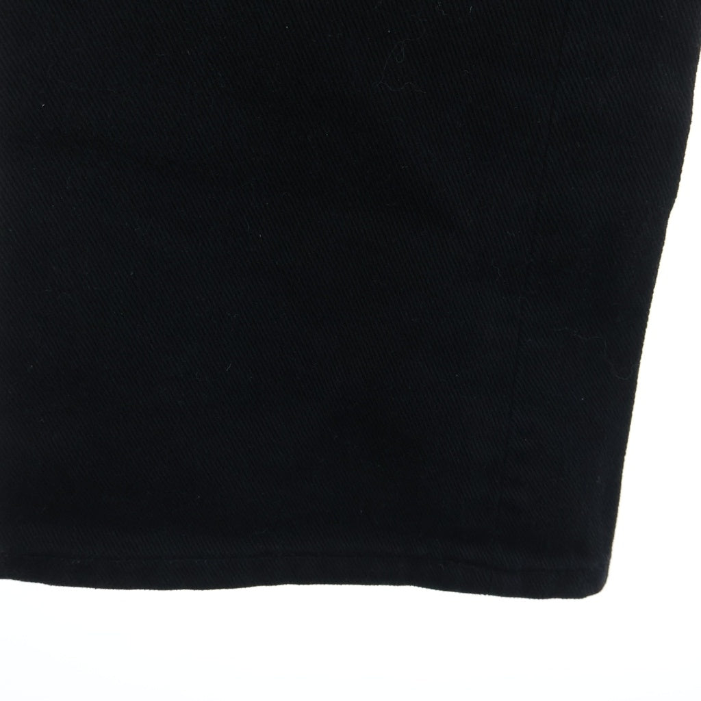 CHROME HEARTS(クロムハーツ) OLD JEAN SL FLEURKNEE オールド フレアニー ボタンフライデニムパンツ レディース ブラック