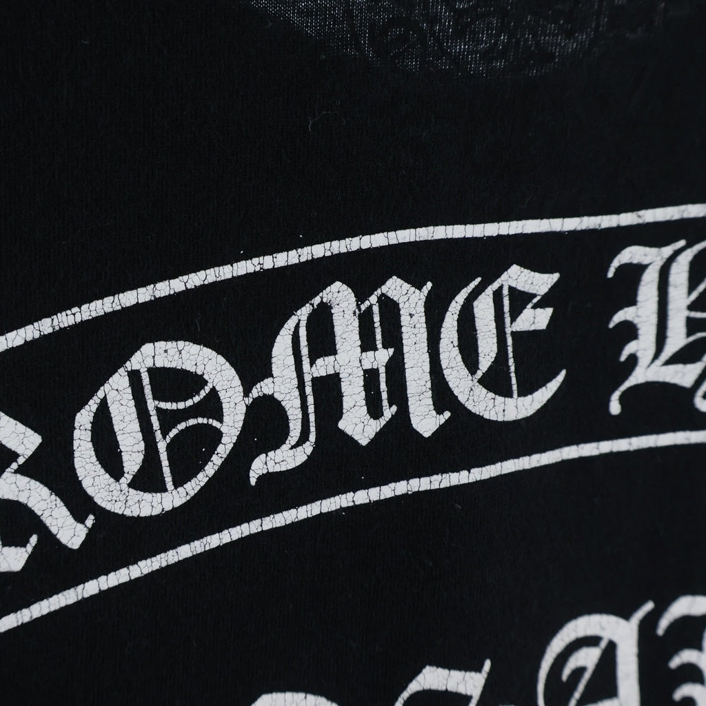 CHROME HEARTS(クロムハーツ) Osaka Back Scroll Label Logo S/S Tee 大阪限定 バックスクロールラベル半袖Tシャツ ブラック/ホワイト