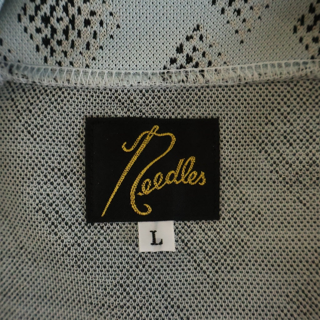 Needles(ニードルス) 25SS Poly Jacquard Track Jacket ポリージャガード トラックジャケット ブルー QV315