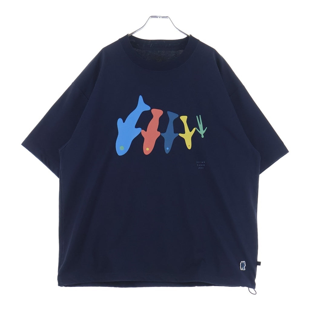 DAIWA PIER39(ダイワ ピアサーティナイン) 22SS TECH DRAWSTRING TEE S/S テックドローストリングTシャツ ネイビー BE-36122GM
