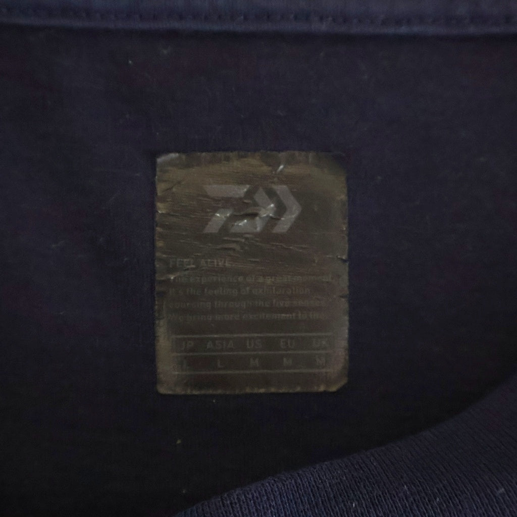 DAIWA PIER39(ダイワ ピアサーティナイン) 22SS TECH DRAWSTRING TEE S/S テックドローストリングTシャツ ネイビー BE-36122GM