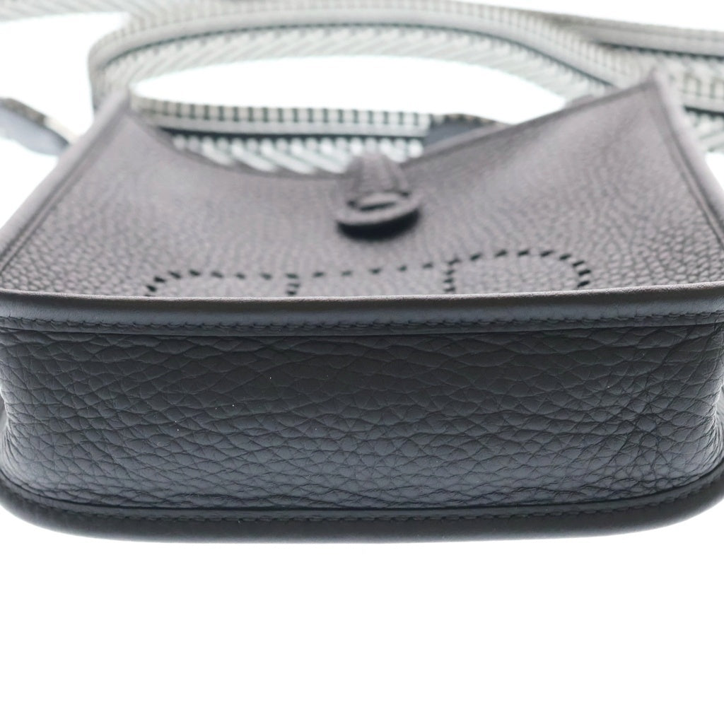 HERMES(エルメス) エヴリン TPM G刻印 トリヨンクレマンス シルバー金具 ショルダーバッグ ブラック レディース