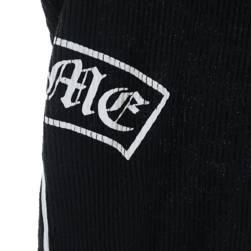 CHROME HEARTS(クロムハーツ) Vertical Side Logo Tank Top ヴァーティカル サイドロゴ Tバー プリントタンクトップ ブラック