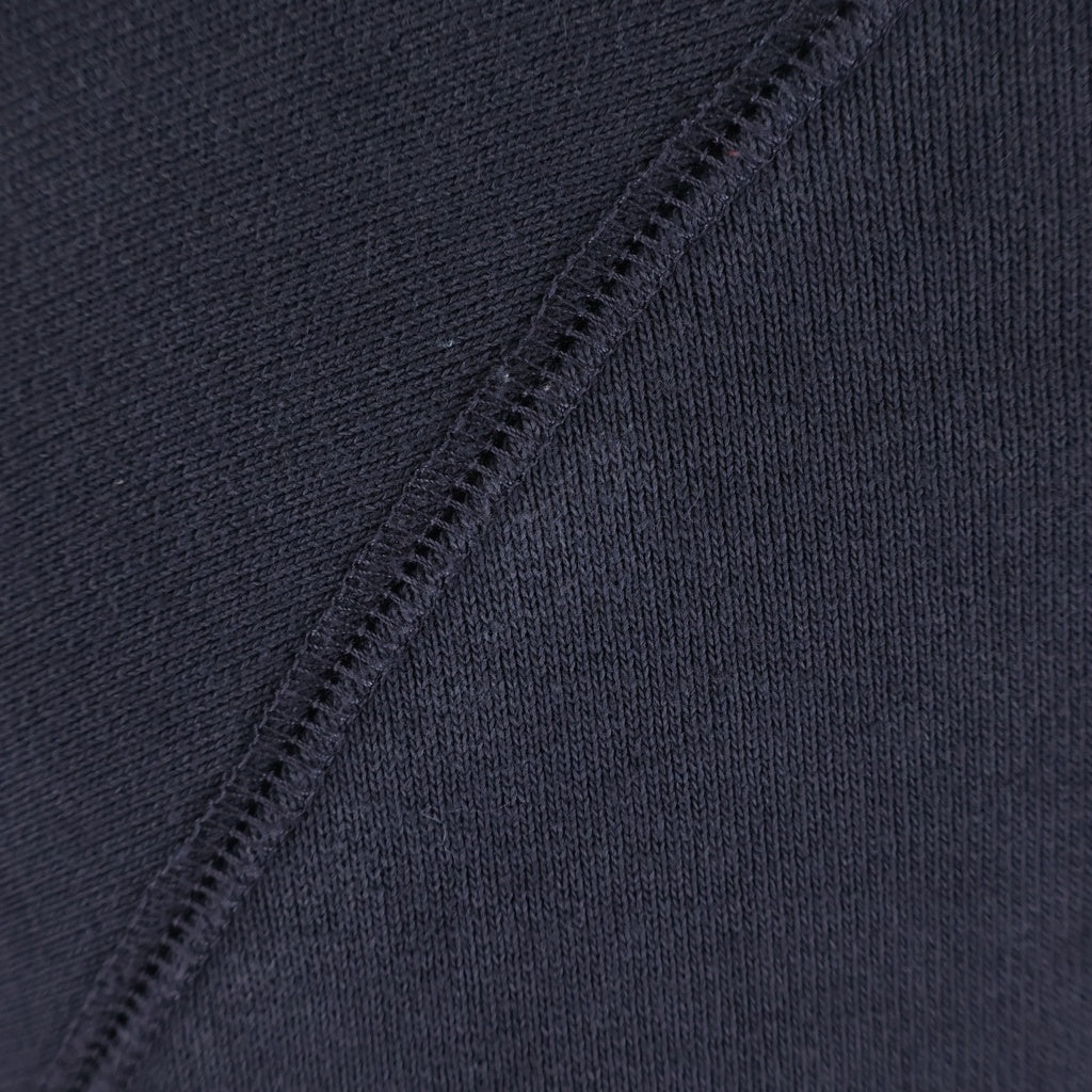 CHROME HEARTS(クロムハーツ) Y NOT Cross Leather Patch Sweatshirt ワイノット レザー クロスパッチ スウェットシャツ クルーネックトレーナー ネイビー/レッド