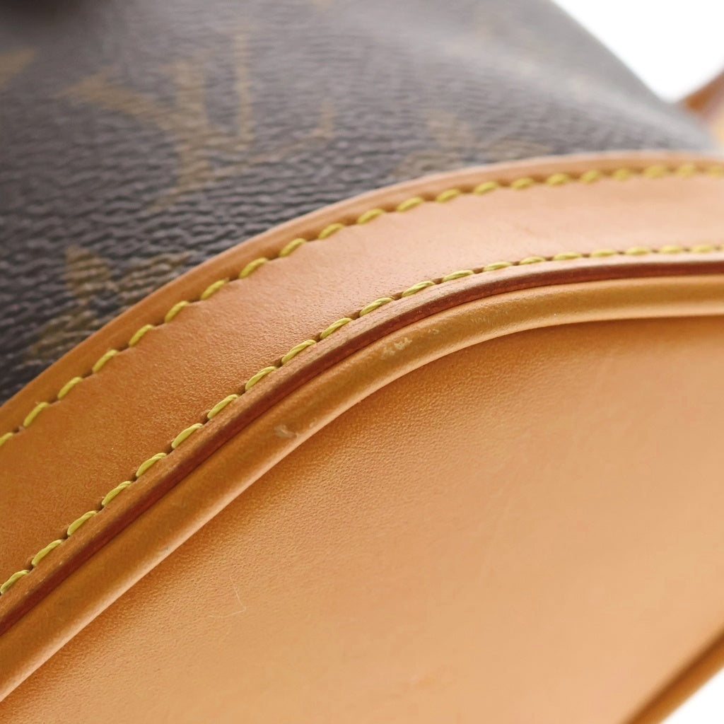 LOUIS VUITTON(ルイヴィトン) モノグラム エンべロップ ポーチ ショルダーバッグ ブラウン レザー×PVC M14056 ゴールド金具 レディース