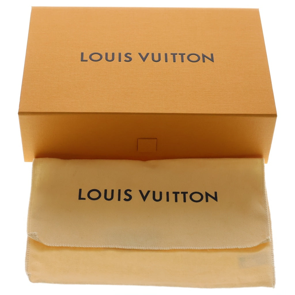 LOUIS VUITTON(ルイヴィトン) モノグラム エンべロップ ポーチ ショルダーバッグ ブラウン レザー×PVC M14056 ゴールド金具 レディース