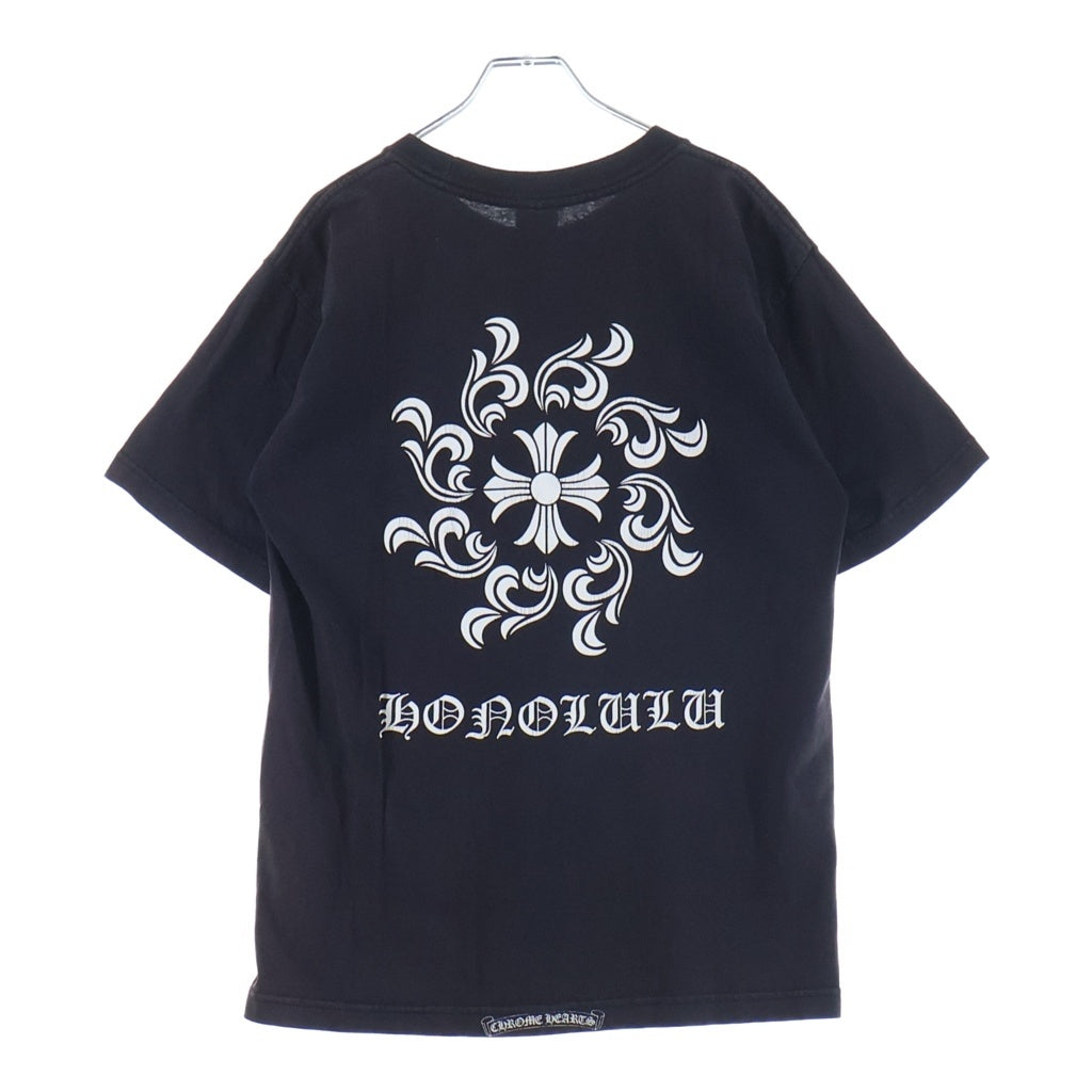 CHROME HEARTS(クロムハーツ) OLD S/S TEE オールド ホノルル限定 ホースシュープリント半袖Tシャツ カットソー ブラック