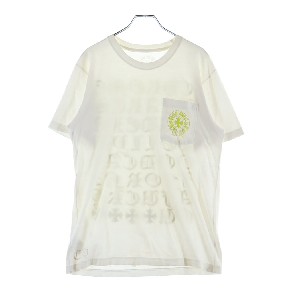 CHROME HEARTS(クロムハーツ) CH T-SHRT 1 バック英字プリントTシャツ 半袖Tシャツ カットソー ホワイト