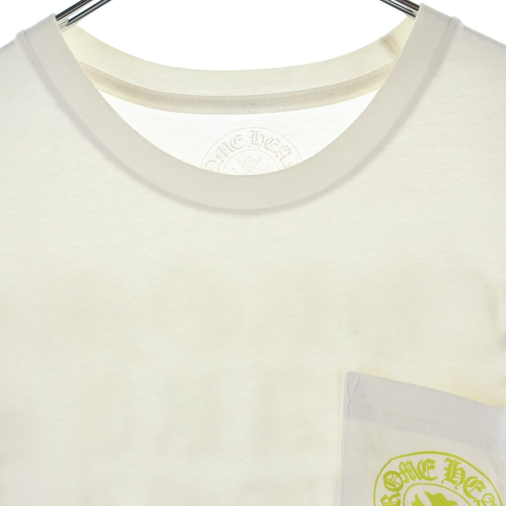 CHROME HEARTS(クロムハーツ) CH T-SHRT 1 バック英字プリントTシャツ 半袖Tシャツ カットソー ホワイト