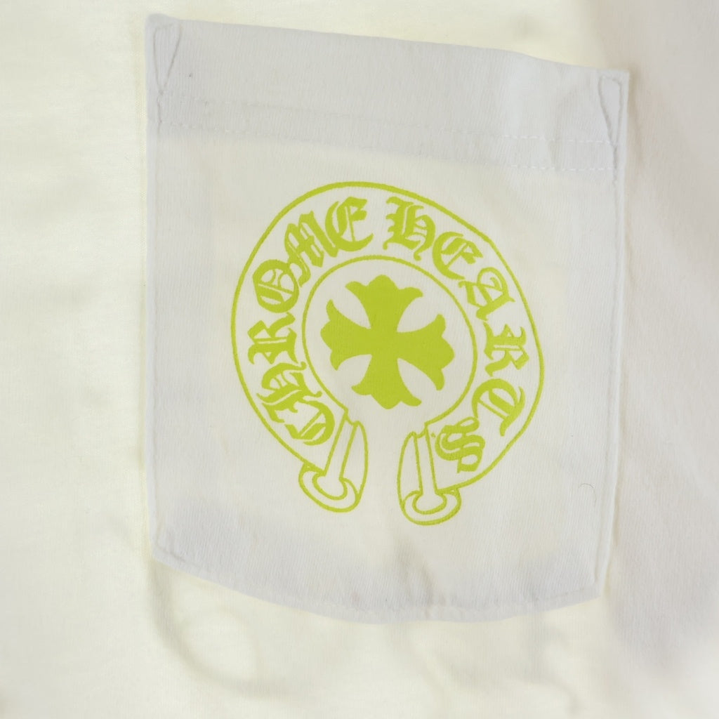 CHROME HEARTS(クロムハーツ) CH T-SHRT 1 バック英字プリントTシャツ 半袖Tシャツ カットソー ホワイト
