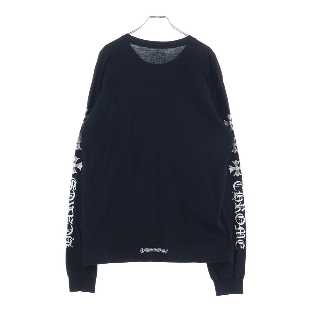 CHROME HEARTS(クロムハーツ) 6 CH PLS L/S TEE CHプラスプリント長袖Tシャツ ブラック