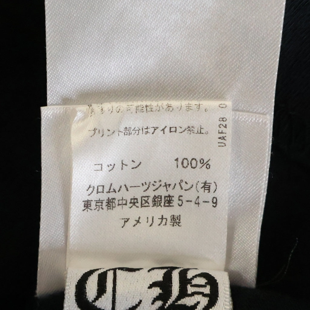 CHROME HEARTS(クロムハーツ) 6 CH PLS L/S TEE CHプラスプリント長袖Tシャツ ブラック