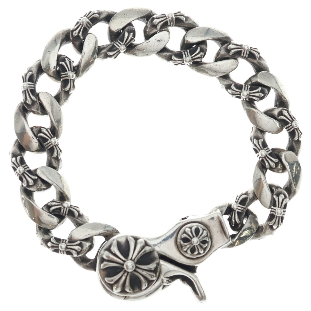 CHROME HEARTS(クロムハーツ) FNCY CHN LNK ファンシーリンククリップブレスレット 15リンク シルバー BCA145