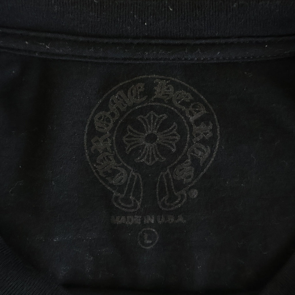 CHROME HEARTS(クロムハーツ) CH S/S 東京限定 バックスクロールラベルプリント 半袖Tシャツカットソー ブラック