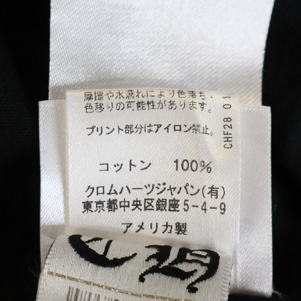 CHROME HEARTS(クロムハーツ) CH S/S 東京限定 バックスクロールラベルプリント 半袖Tシャツカットソー ブラック