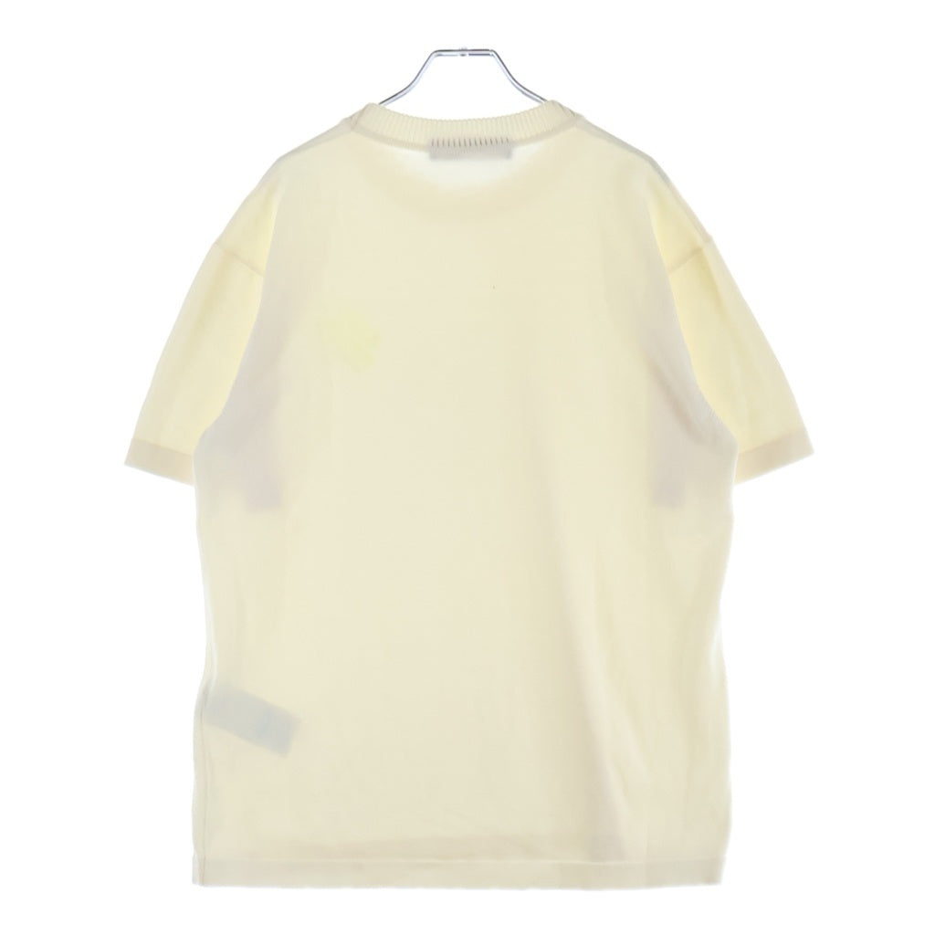 LOUIS VUITTON(ルイヴィトン) 23SS シグネチャーショートスリーブ ニット ホワイト RM222E OY8 HNN42X