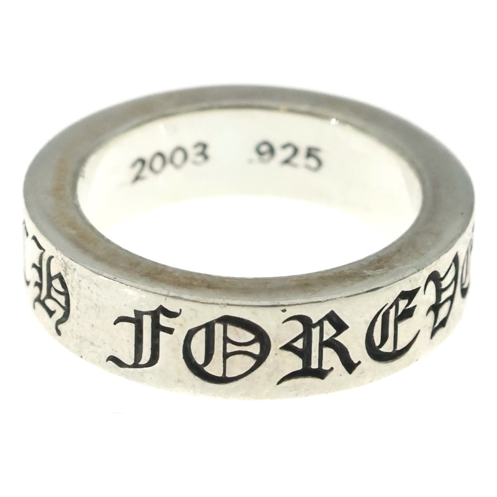 CHROME HEARTS(クロムハーツ) 6mm SPACER FOREVER 6mmスペーサーリング フォーエバーシルバーBCA337