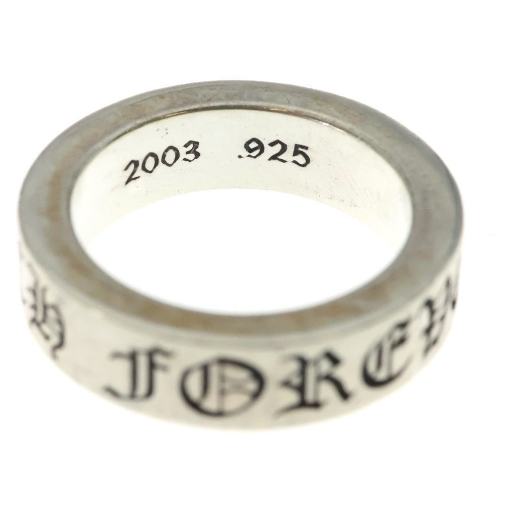 CHROME HEARTS(クロムハーツ) 6mm SPACER FOREVER 6mmスペーサーリング フォーエバーシルバーBCA337
