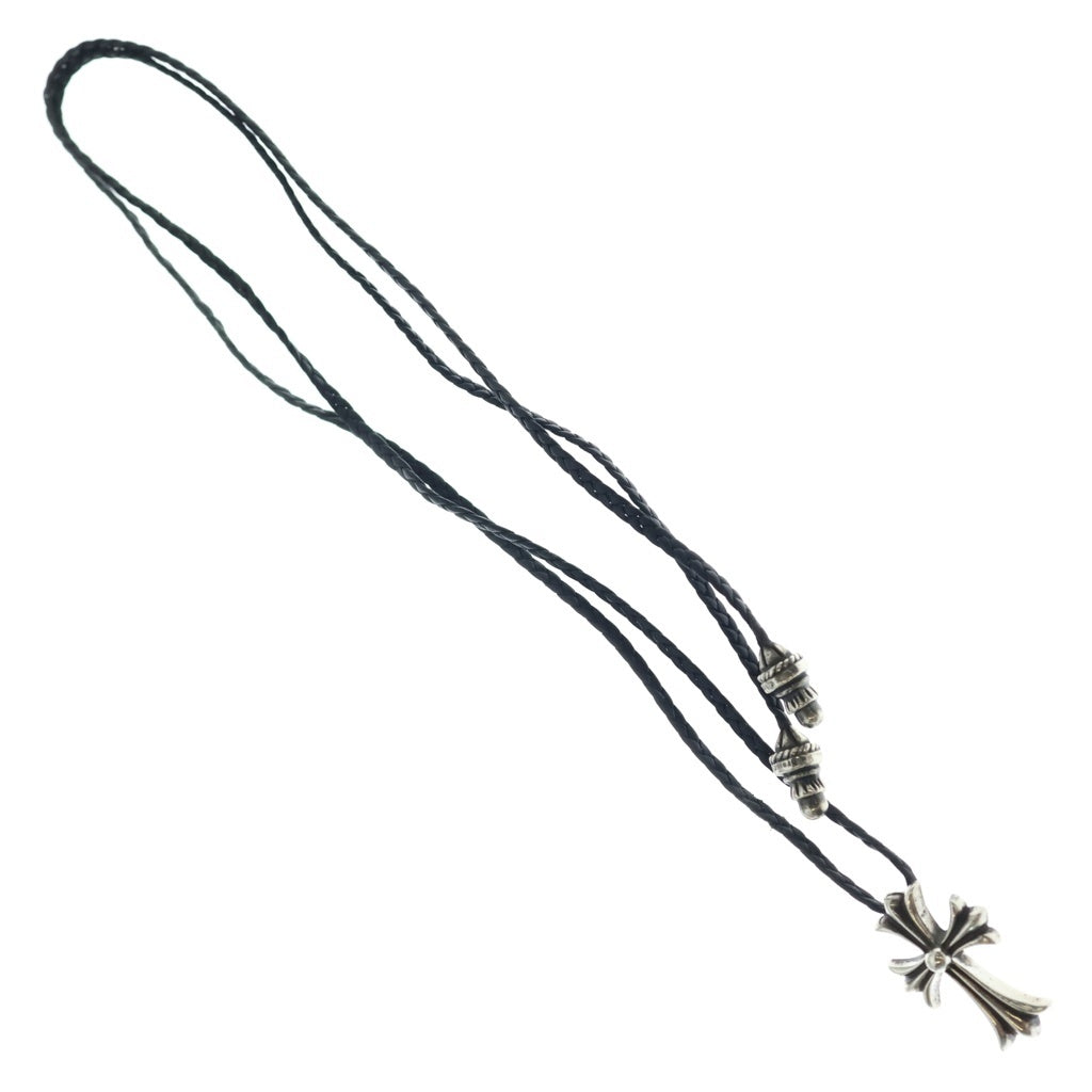CHROME HEARTS(クロムハーツ) CH CRS SMLスモールCHクロス BC ボロチップブレイド ネックレス シルバー BCA220