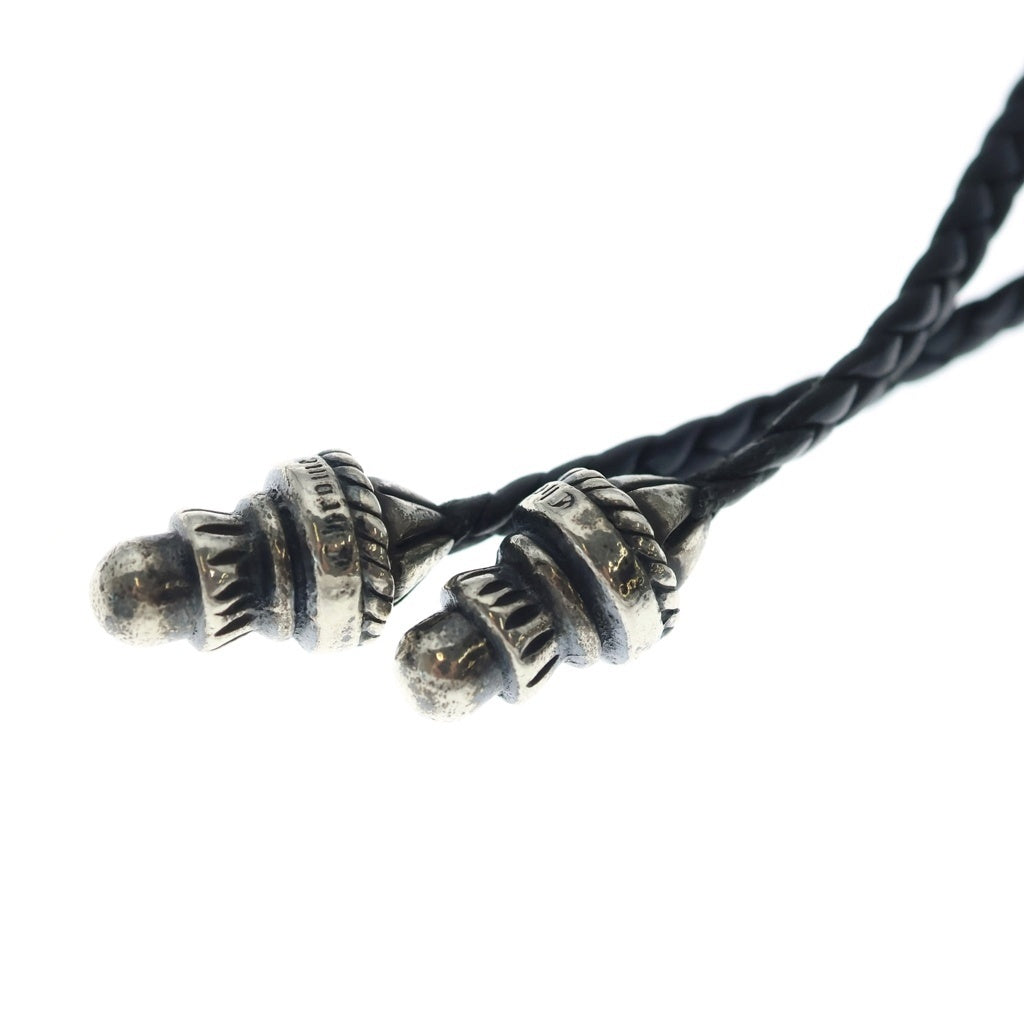 CHROME HEARTS(クロムハーツ) CH CRS SMLスモールCHクロス BC ボロチップブレイド ネックレス シルバー BCA220