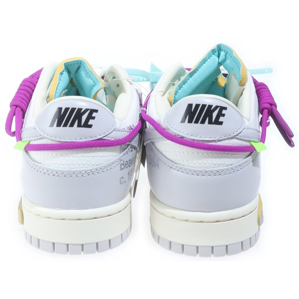 NIKE(ナイキ) ×OFF-WHITE DUNK LOW 1 OF 50 21 DM1602-100 オフホワイト ダンク ローカットスニーカー グレー/ホワイト US9.5/27.5cm