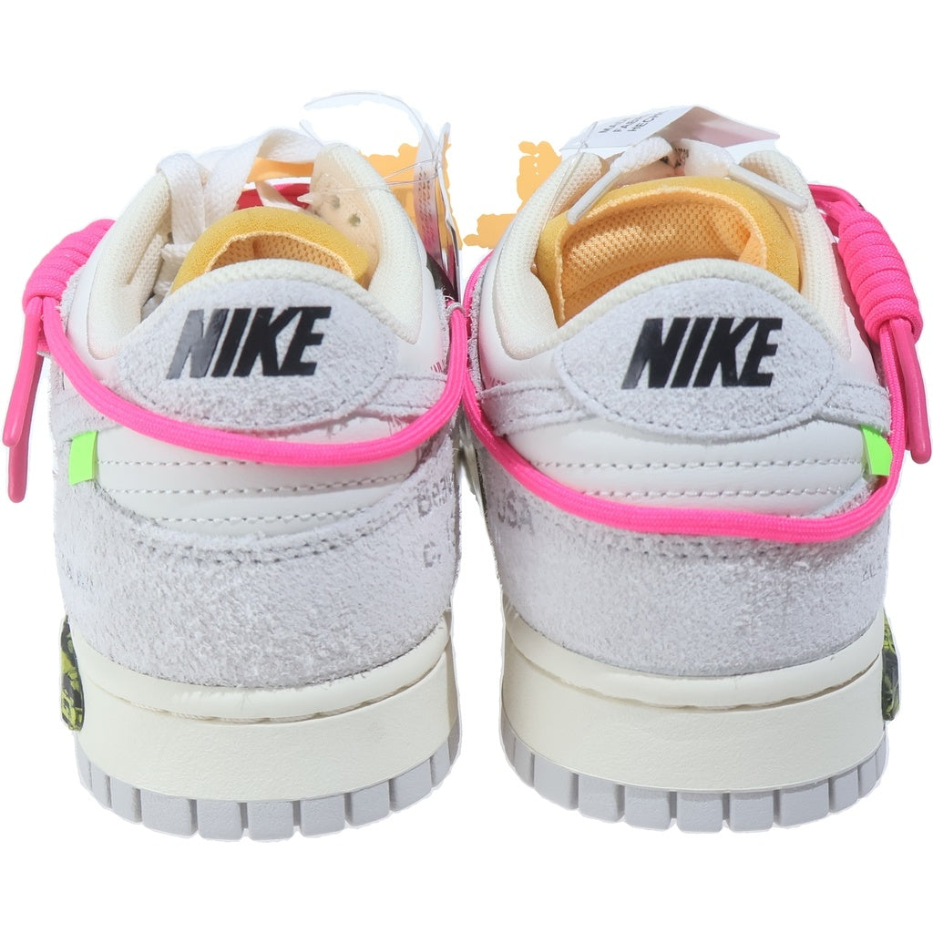 NIKE(ナイキ) ×OFF-WHITE DUNK LOW 1 OF 50 17 DJ0950-117 オフホワイト ダンク ローカットスニーカー ホワイト/グレー US9/27.0cm