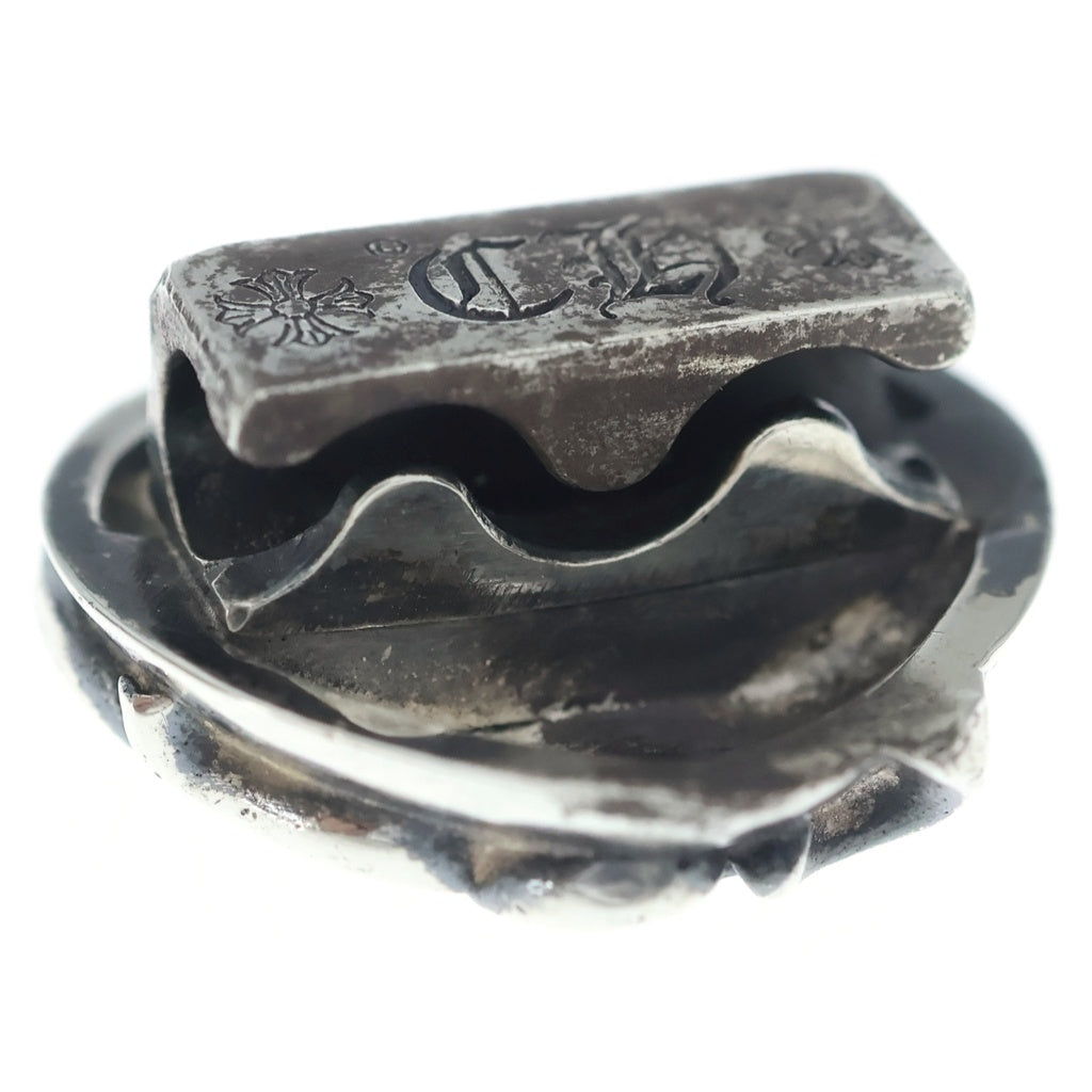 CHROME HEARTS(クロムハーツ) HAIRBAND HEART ハート ヘアバンド ヘアゴムコンチョ シルバー レディース