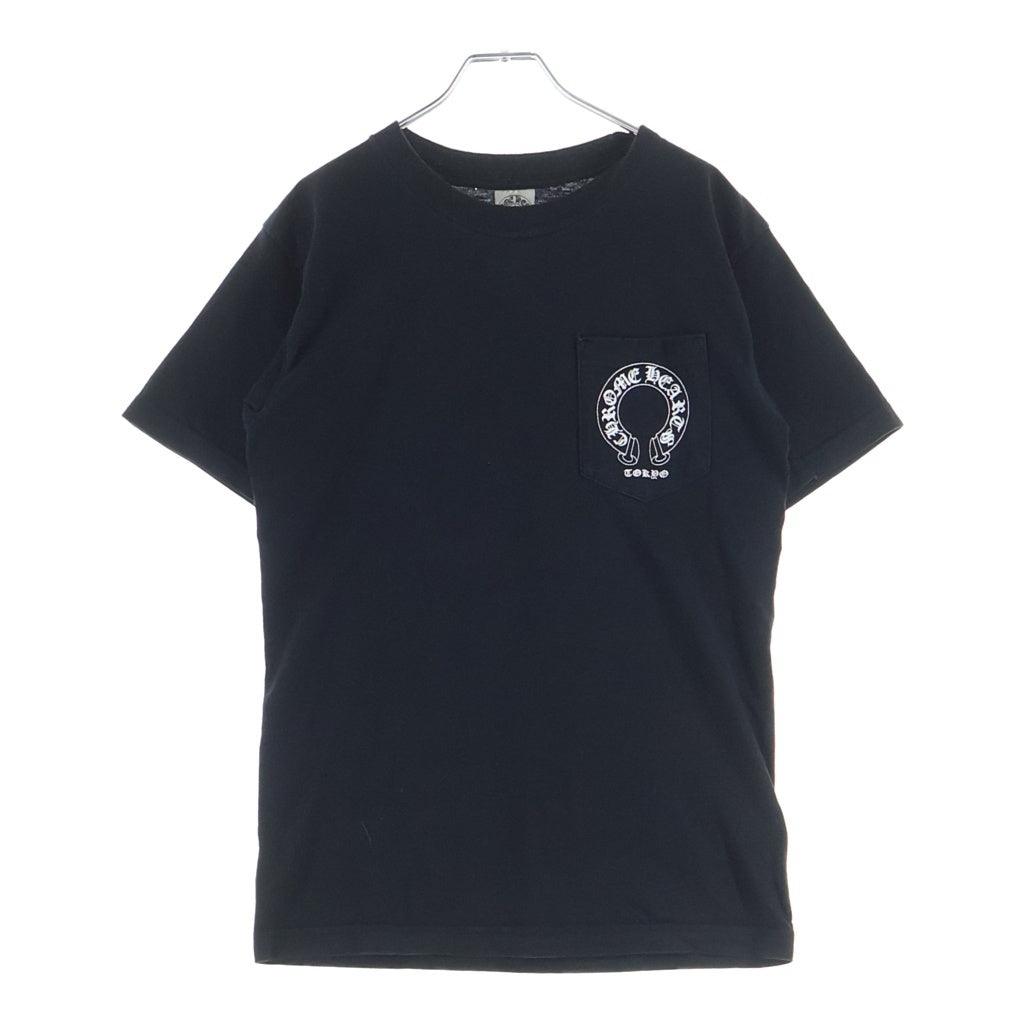 CHROME HEARTS(クロムハーツ) OLD S/S LTD オールド バックCHクロスプリント 東京限定 半袖Tシャツカットソー ブラック