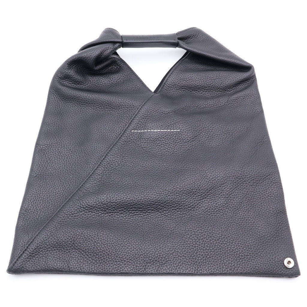 MM6 Maison Margiela(エムエムシックスメゾンマルジェラ) ジャパニーズバッグ スモール レザーハンドバッグ S54WD0043 ブラック レディース