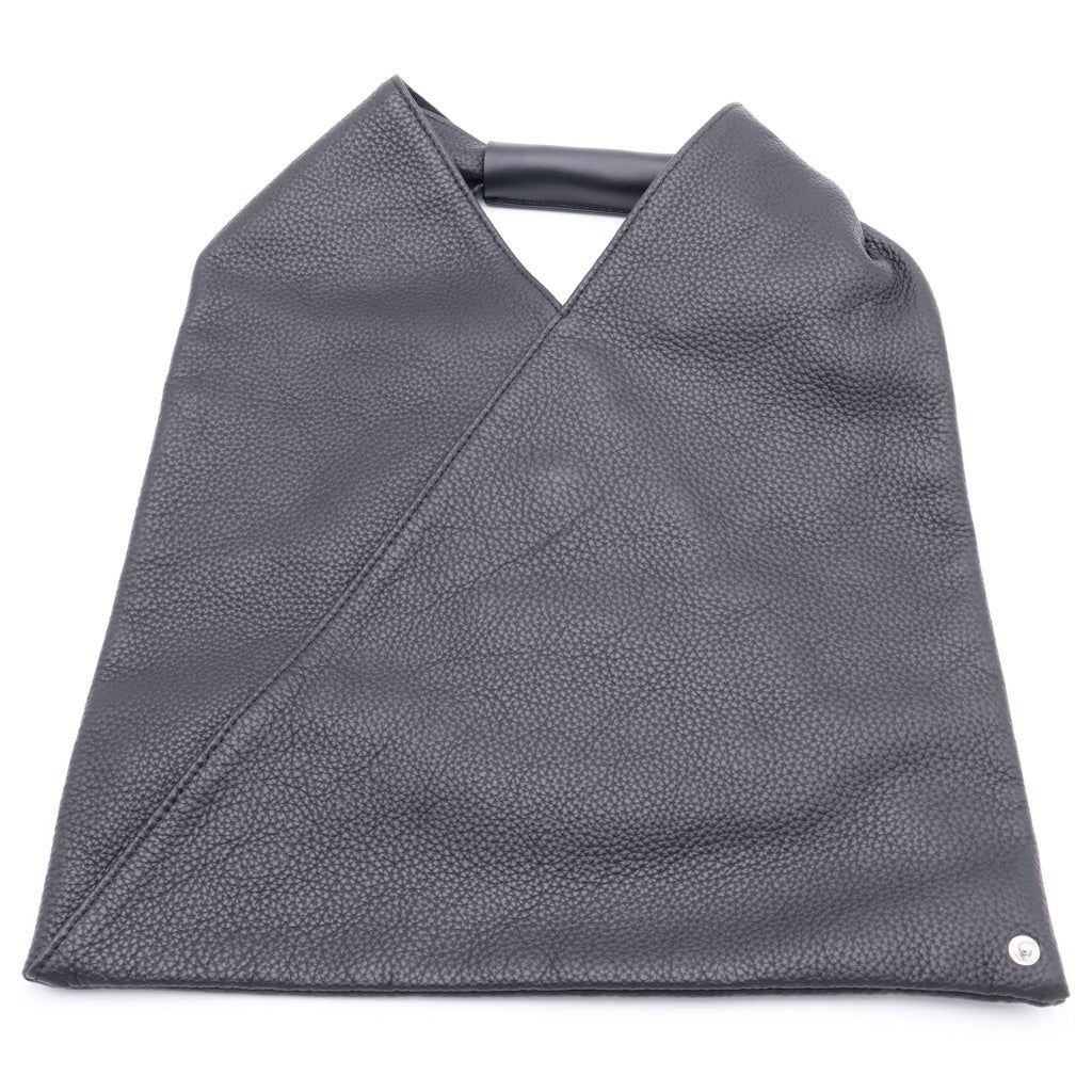 MM6 Maison Margiela(エムエムシックスメゾンマルジェラ) ジャパニーズバッグ スモール レザーハンドバッグ S54WD0043 ブラック レディース