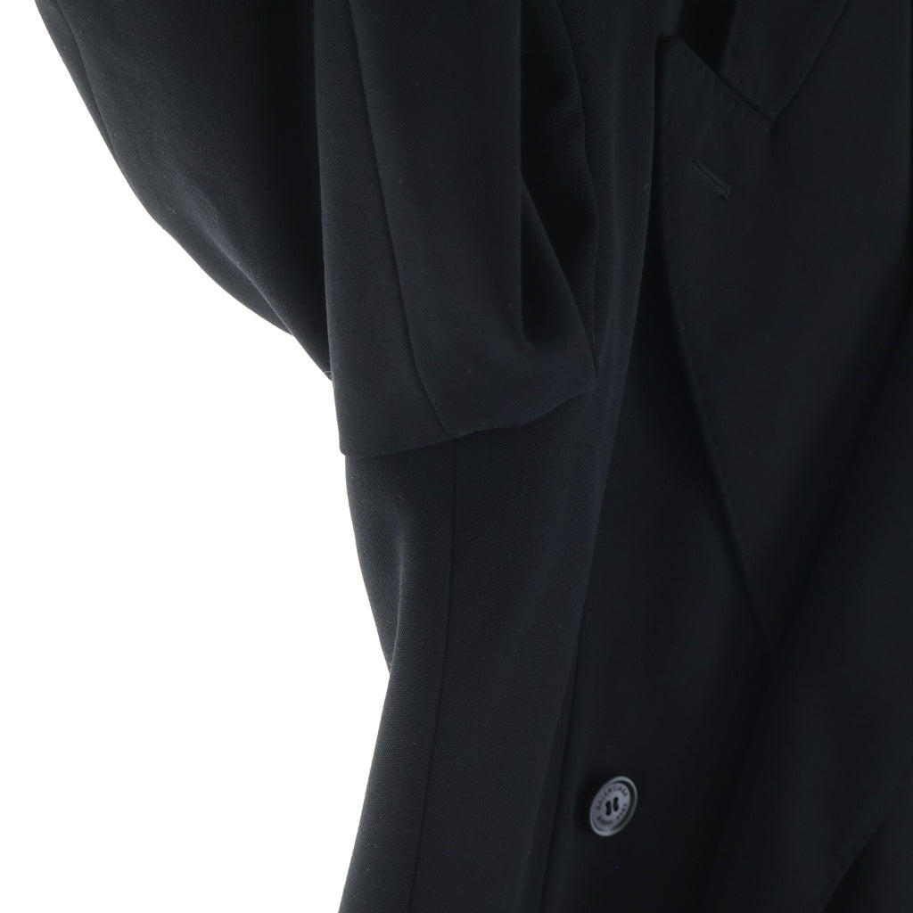 BALENCIAGA(バレンシアガ) 23SS Garde Robe Jacket 725195 TNT03 ガルドローブ ダブルブレストテーラードジャケット ブラック
