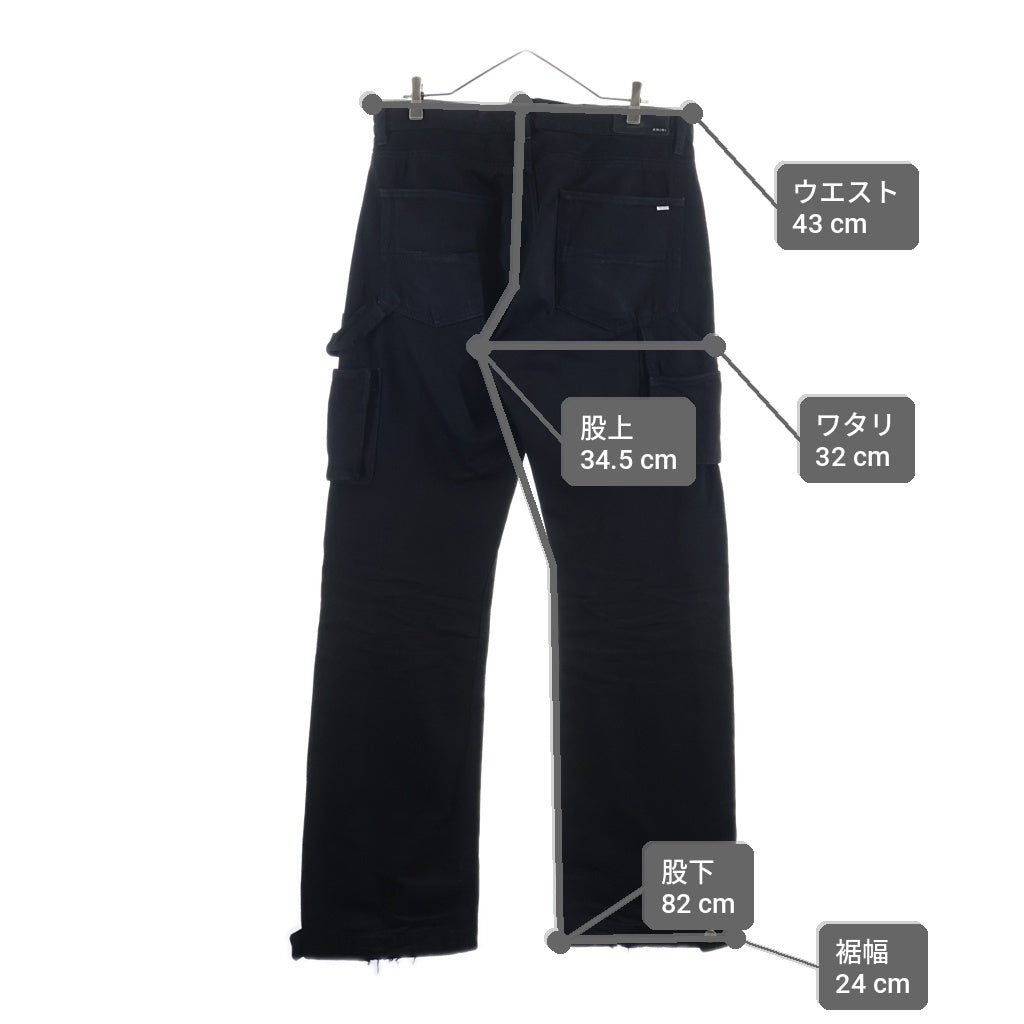 AMIRI(アミリ) 23AW Carpenter Painter Pants カーペンターパンツ ブラック