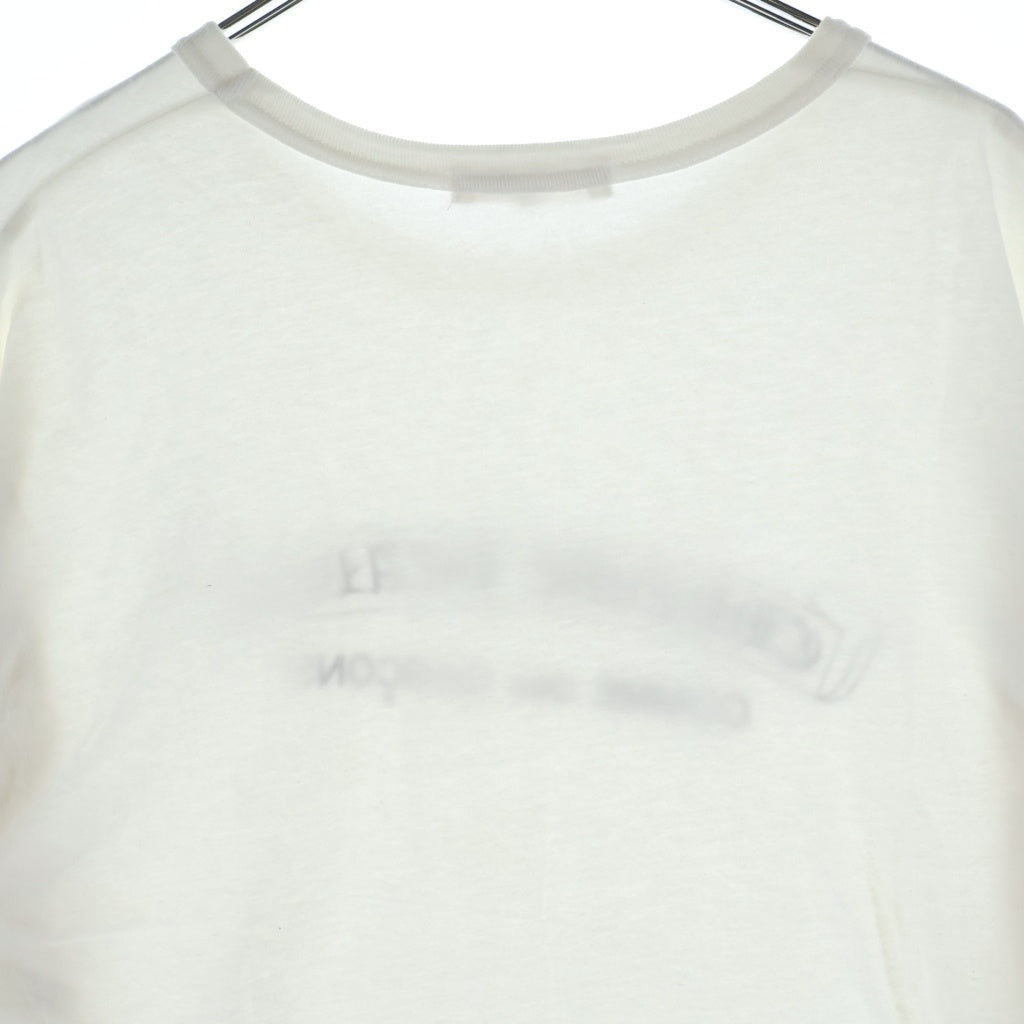 CHROME HEARTS(クロムハーツ) ×COMME des GARCONS Front Scroll Label Logo S/S Tee コムデギャルソン フロントスクロールラベルロゴ半袖Tシャツ ホワイト