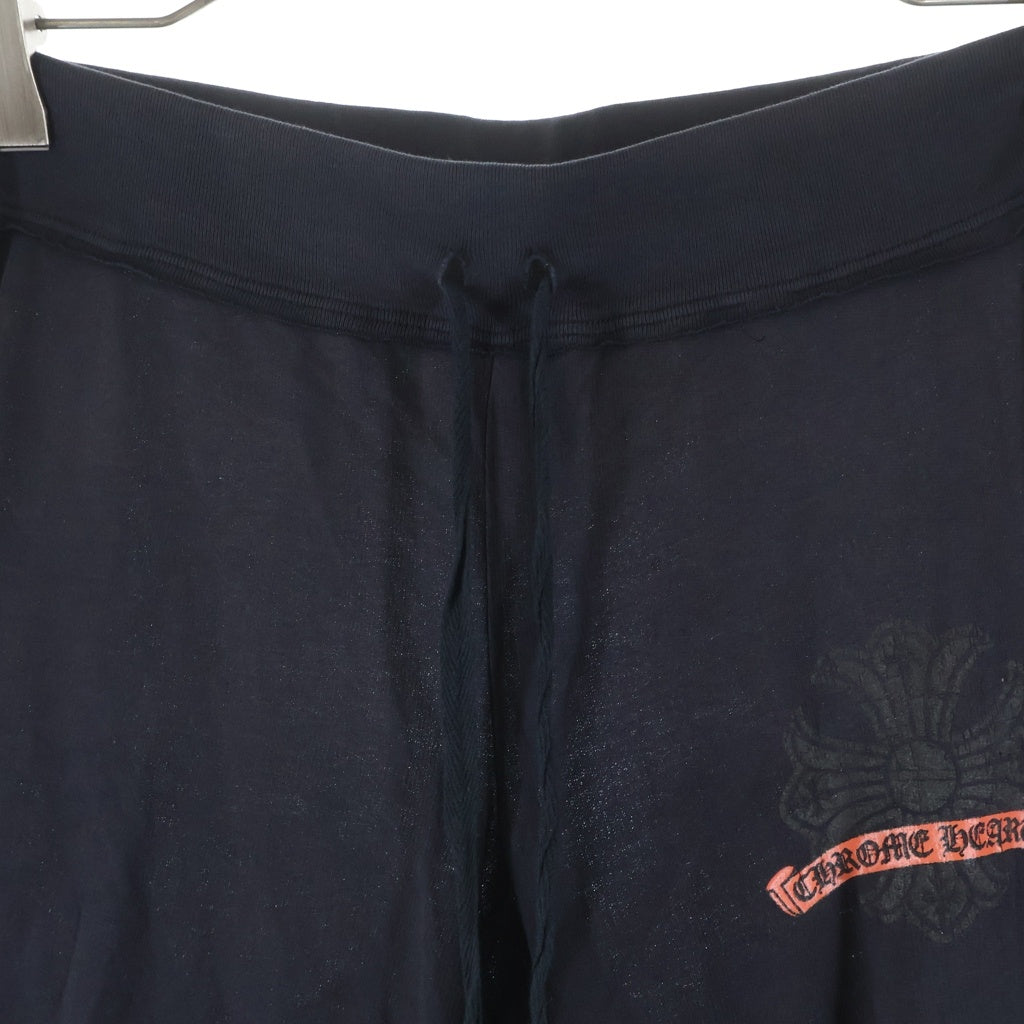 CHROME HEARTS(クロムハーツ) CH PLS Sweat Pants CHプラス サイドプリントスウェットパンツ ブラック