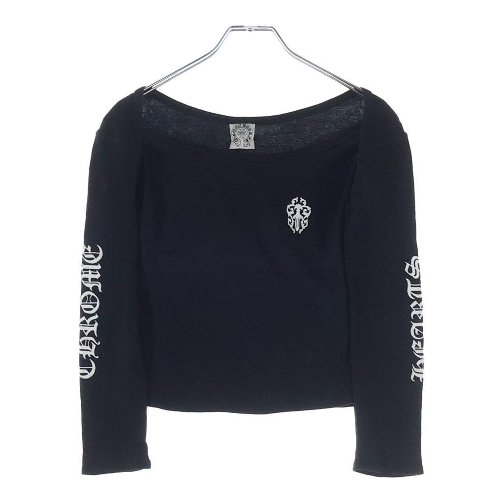 CHROME HEARTS(クロムハーツ) OLD VINE DAGGER L/S TEE オールド ヴァインダガー長袖Tシャツ ブラック レディース